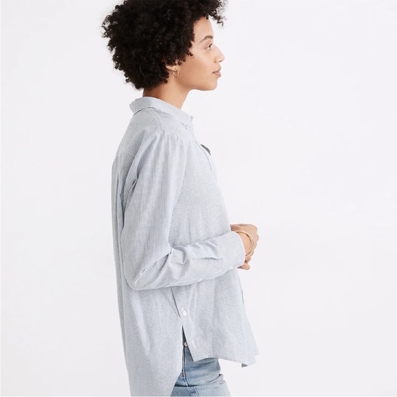 Madewell Striped Button- Up - Small - Picture 2 of 8